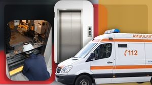 Lift prăbușit în gol de la etajul 5, în Galați. Un muncitor care făcea revizia instalației a murit pe loc