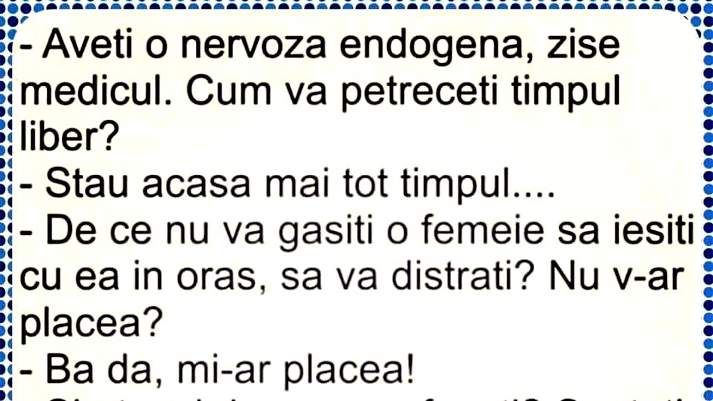 BANC | Bulă, la medic: "Aveți o nevroză endogenă"