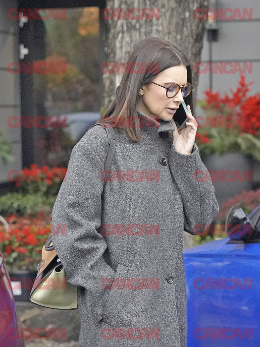 Andreea Berecleanu discută cu cineva la telefon