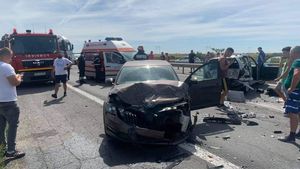 Ultima oră! Carambol pe A1, direcția București-Pitești. Cinci mașini implicate în accident