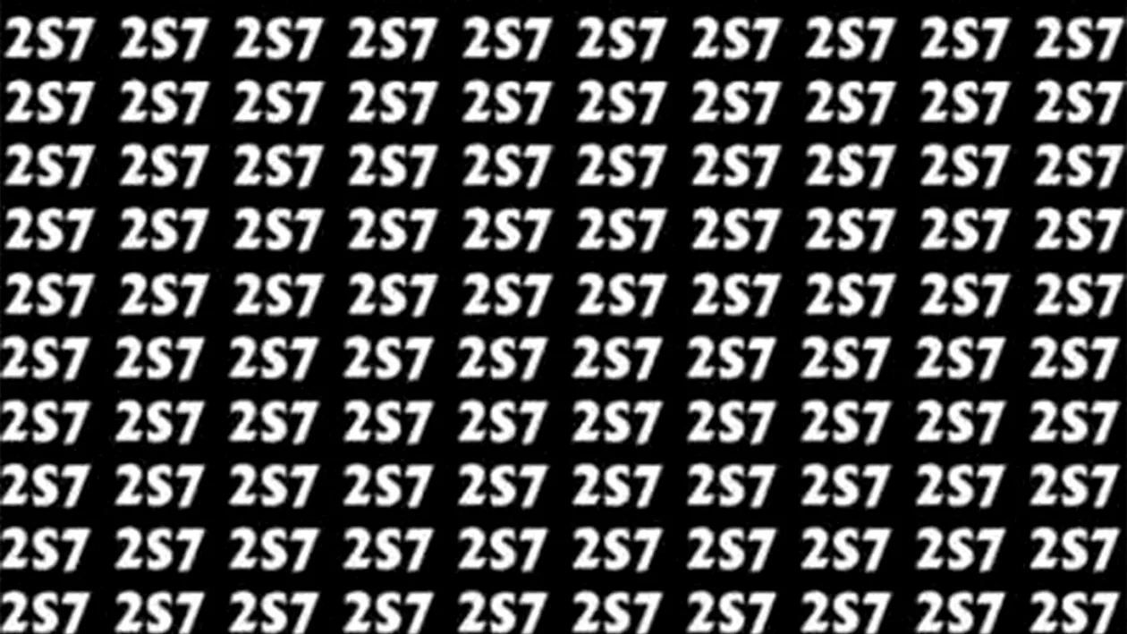 Test de perspicacitate | Găsiți numărul 257 în cel mult 5 secunde!