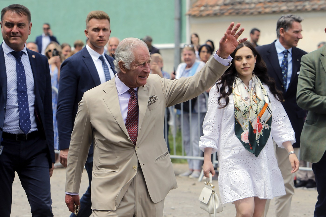 Regele Charles la Viscri în 2023. Foto: Profimedia