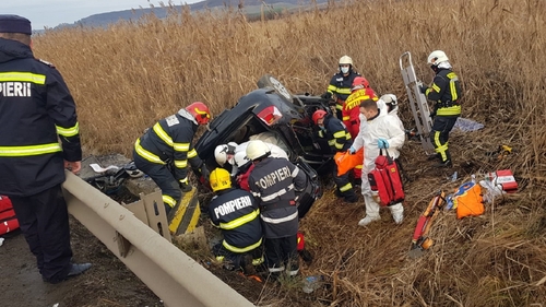 Accident cumplit în Mureș, în a treia zi de Crăciun. O persoană a murit și alte trei au fost rănite