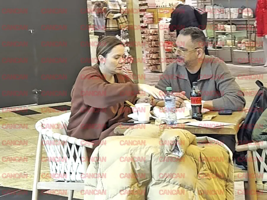 Cristina Șișcanu și Mădălin Ionescu au luat masa la un mall din Capitală