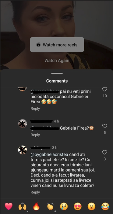Oamenii au reacționat vehement la adresa Gabrielei Cristea