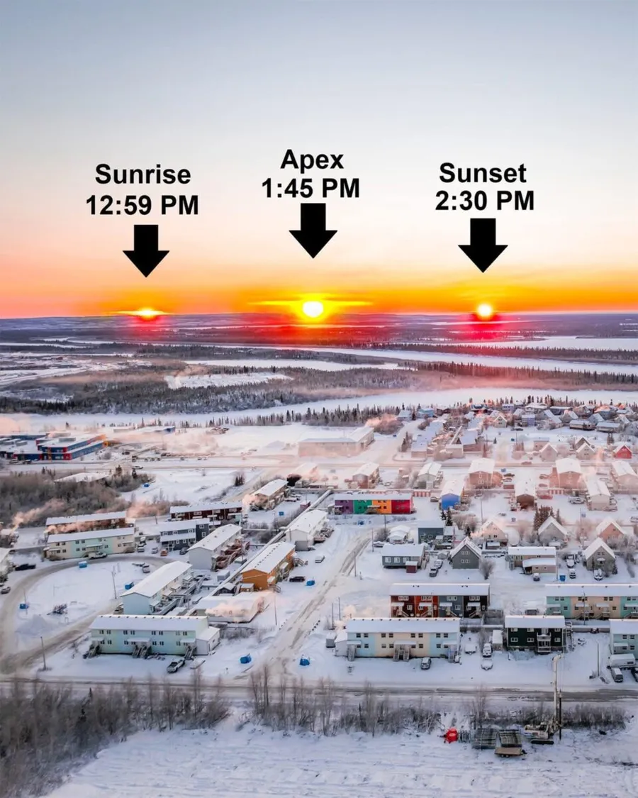 Orașul în care ziua durează doar 91 de minute. Sursă foto: Facebook Eighty One Images