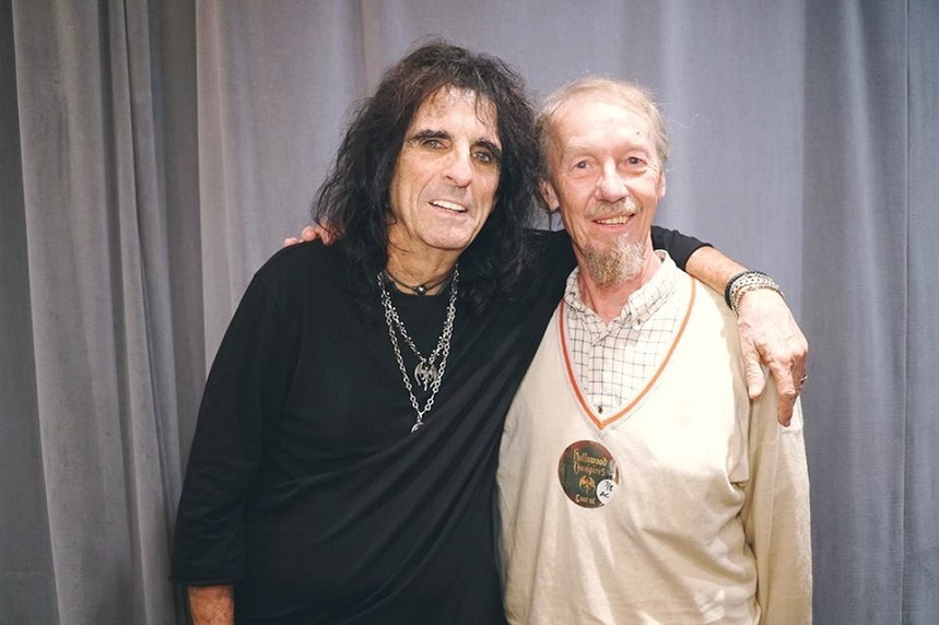 Alice Cooper şi Pentti "Whitey" Glan