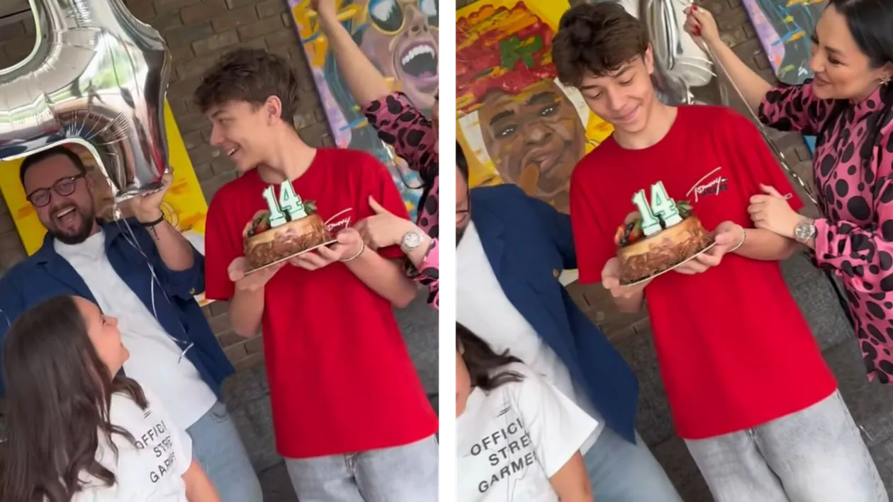 David își face buletin! Fiul Andrei și al lui Cătălin Măruță a împlinit 14 ani și tot internetul a văzut ce i-a spus tatăl lui