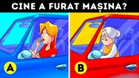 Test IQ pentru genii | Cine a furat mașina? Doar 1% dintre oameni își dau seama în doar 5 secunde!