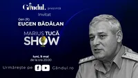 Marius Tucă Show începe luni, 9 mai, de la ora 20.00, live pe gandul.ro