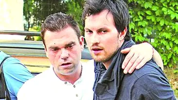 S-a facut praf dupa concert! Sosia celebrului cantaret Robbie Williams si-a golit stomacul in fata clubului