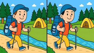 Test de perspicacitate | Găsiți toate cele 3 diferențe dintre băiatul din dreapta și cel din stânga