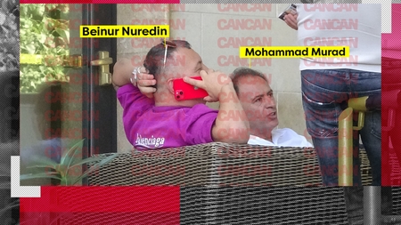 Au ”jucat-o” pe treptele hotelului! CANCAN.RO i-a surprins! Nuredin Beinur a ajuns în fieful lui Mohammad Murad și atunci s-a declanșat totul!