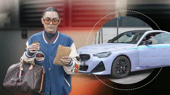 Alexia Eram a scos, din nou, artileria grea din dressing. O nouă zi, o altă geantă de brand