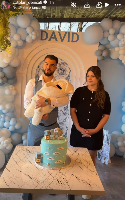 Petrecere fără botez în familia Sterp! Iancu și Denisa și-au binecuvântat fiul