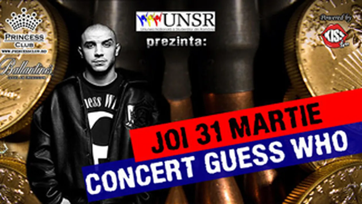 Guess Who vine la Locul potrivit, alaturi de fanii sai, in club Princess!