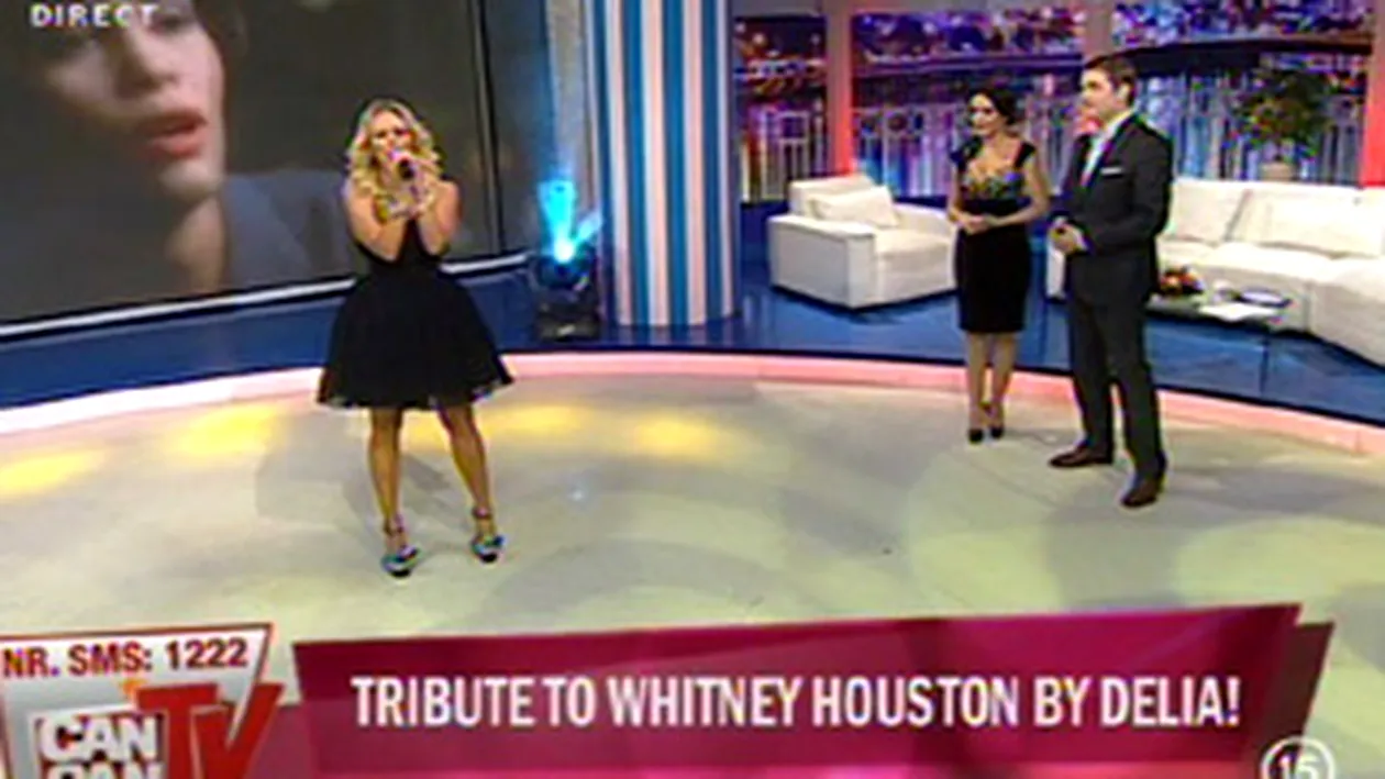 VIDEO Delia i-a adus un omagiu lui Whitney Houston! Asculta aici cum a interpretat melodia I Will Always Love You!