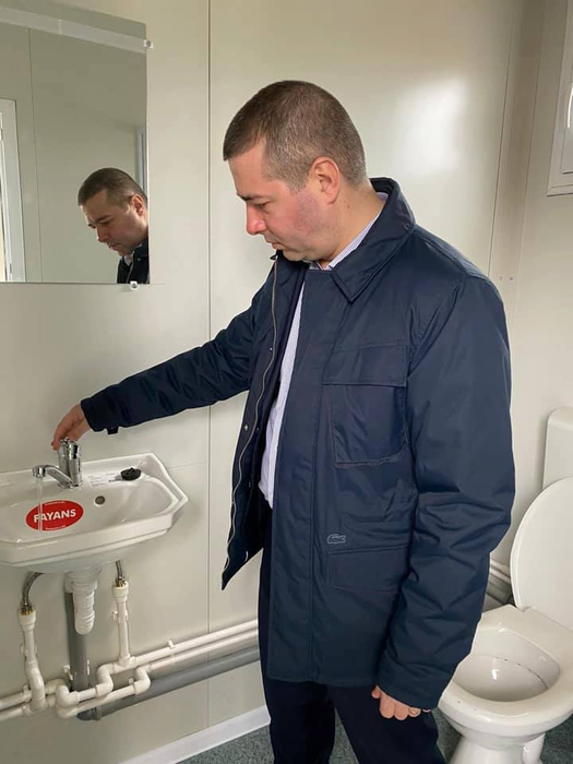 Modulele amenajate pentru suspecţii de coronavirus, care ar putea ajunge în ţara noastră prin Punctul de Trecere a Frontierei de la Porţile de Fier
