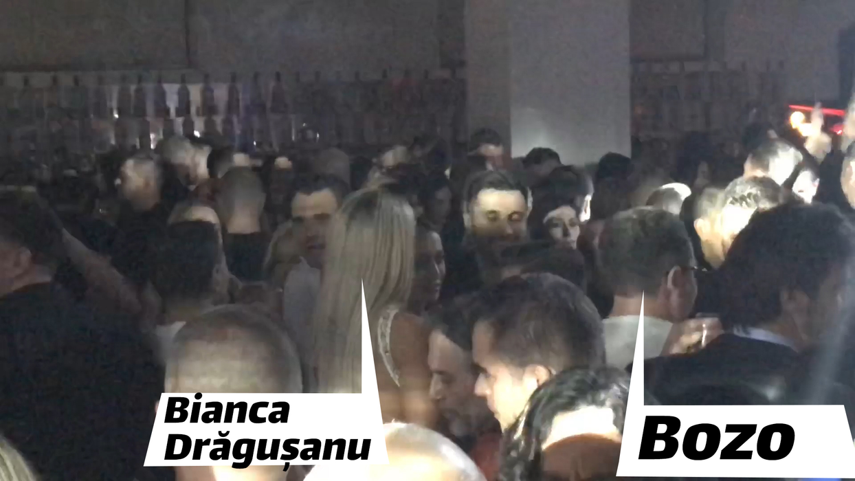 Bozo și Bianca Drăgușanu s-au distrat de minune la LOFT