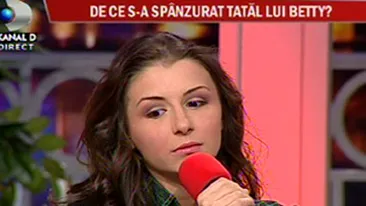 VIDEO Primele declaratii ale lui Betty Stroe dupa sinuciderea tatalui: E greu sa treci peste, cred ca niciodata nu treci de tot