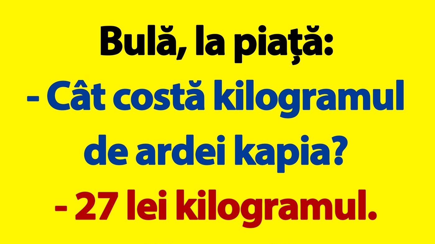 BANC | Bulă și ardeii kapia