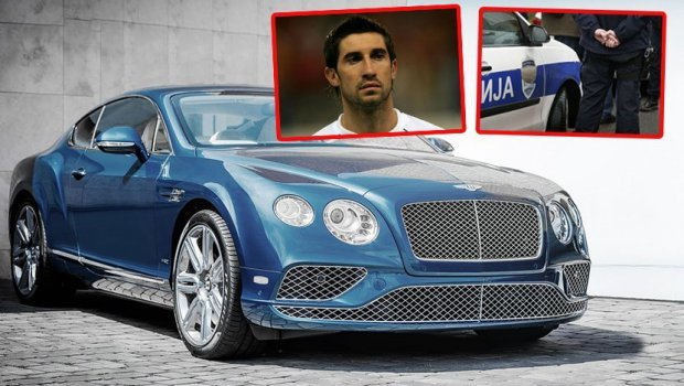 Trei persoane au intrat cu un Bentley, într-o maşină din coloana oficială a preşedintelui Serbiei. Cui îi aparţine autoturismul