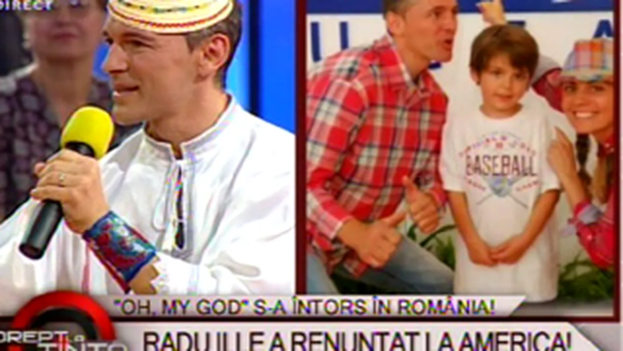 VIDEO Radu Ille renunta la America! S-a intors definitiv in Romania! Romanismul din suflet nu mi-l scoate nimeni!