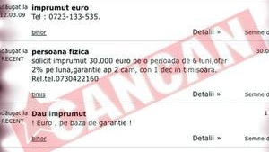 Cer imprumuturi prin mica publicitate
