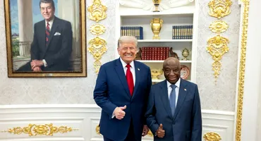 Donald Trump a comis o nouă gafă! L-a întrebat pe președintele Liberiei de unde a învățat engleză, deși aceasta e limba oficială a țării sale
