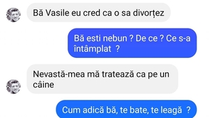 Bancul de seară | "Vasile, eu cred că o să divorțez"