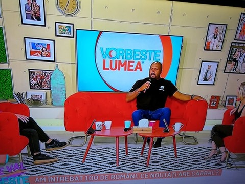 Cabral a făcut show în emisiunea Vorbește lumea, de la Pro TV