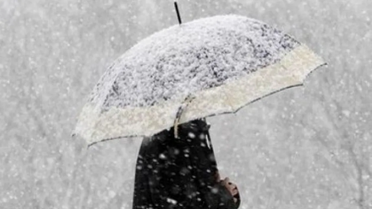 Luni NINGE in Romania si temperaturile scad sub limita de inghet: -2 grade noaptea!