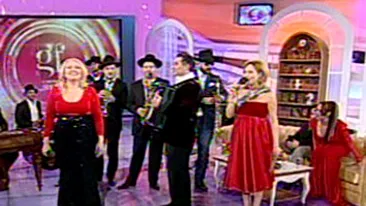 Gabi Firea, intr-o rochie rosie si cu tocuri inalte la emisiune! Prezentatoarea nu mai are mult si naste!