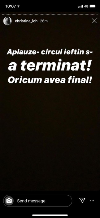Cristina ICH i-a dat papucii lui Pițurcă Jr, la doar o lună după ce a născut: „S-a terminat, aplauze circului ieftin”