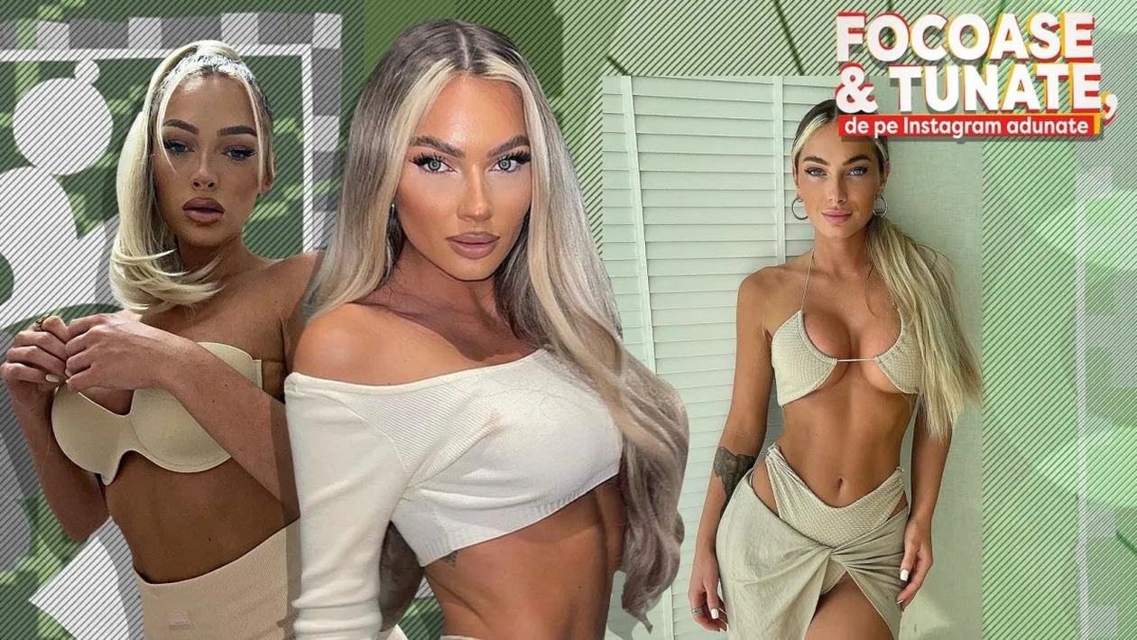 Amy este super-hot! Blondina cu pielea măslinie și corpul tonifiat „răvășește” orice bărbat!