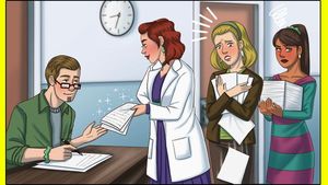 Test de inteligență | Care dintre cele 3 femei e iubita bărbatului din imagine, de fapt?