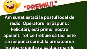 Bancul sfârșitului de săptămână | Premiul de la radio