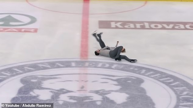 Momente dramatice în timpul unui concurs de patinaj artistic