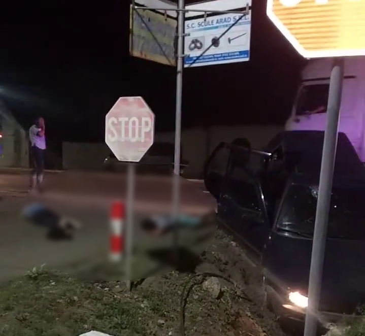 Hoţii au făcut accident cu poliţia pe urmele lor