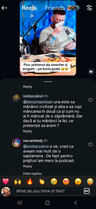 Răzvan Kovacs, ironizat după interviul la dublu cu Ella Vișan: ”Șmecher pe burta goală”