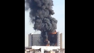 Incendiu de amploare în Istanbul! Flăcările ard pe mai multe etaje ale unui spital