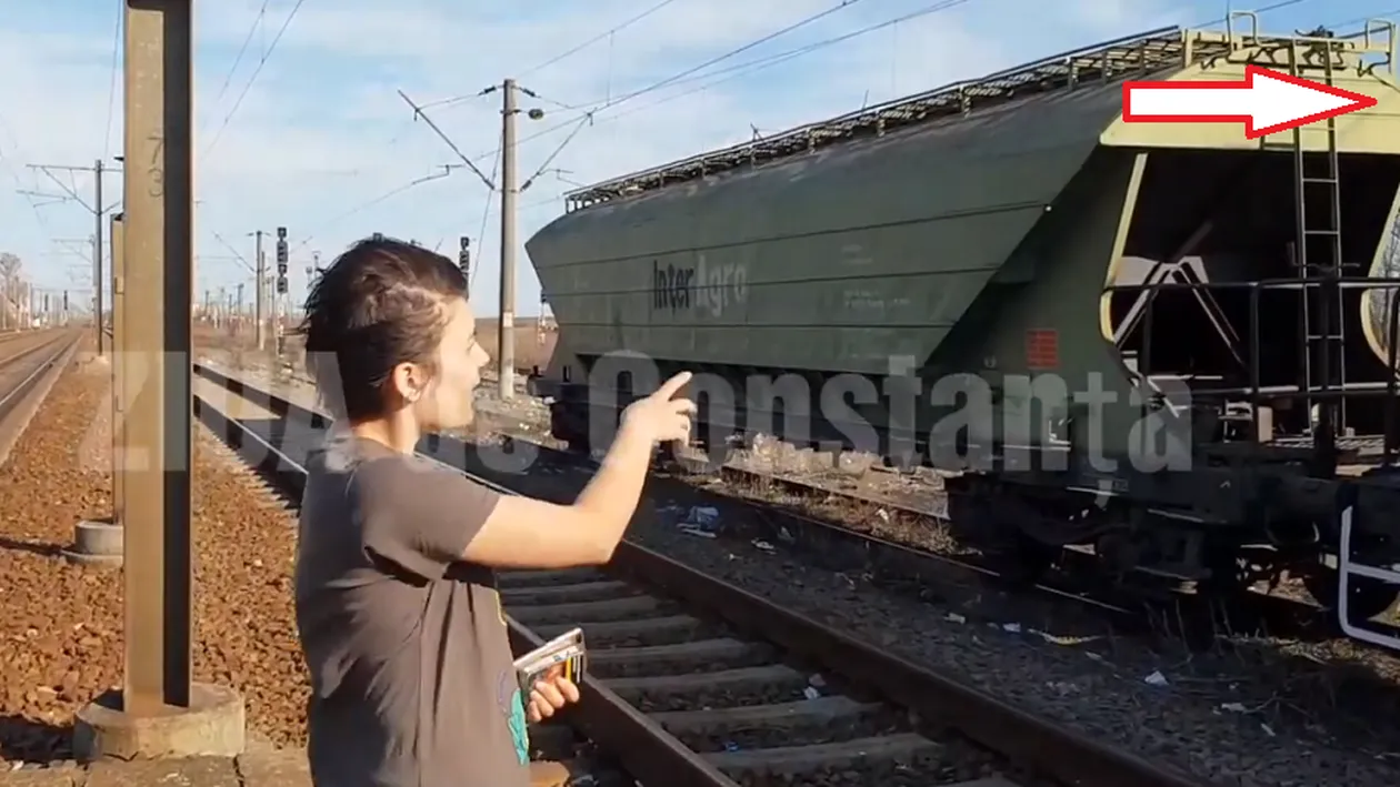 Tragedie în Constanța! Un copil de 12 ani, electrocutat după ce s-a urcat pe vagon de tren să facă selfie