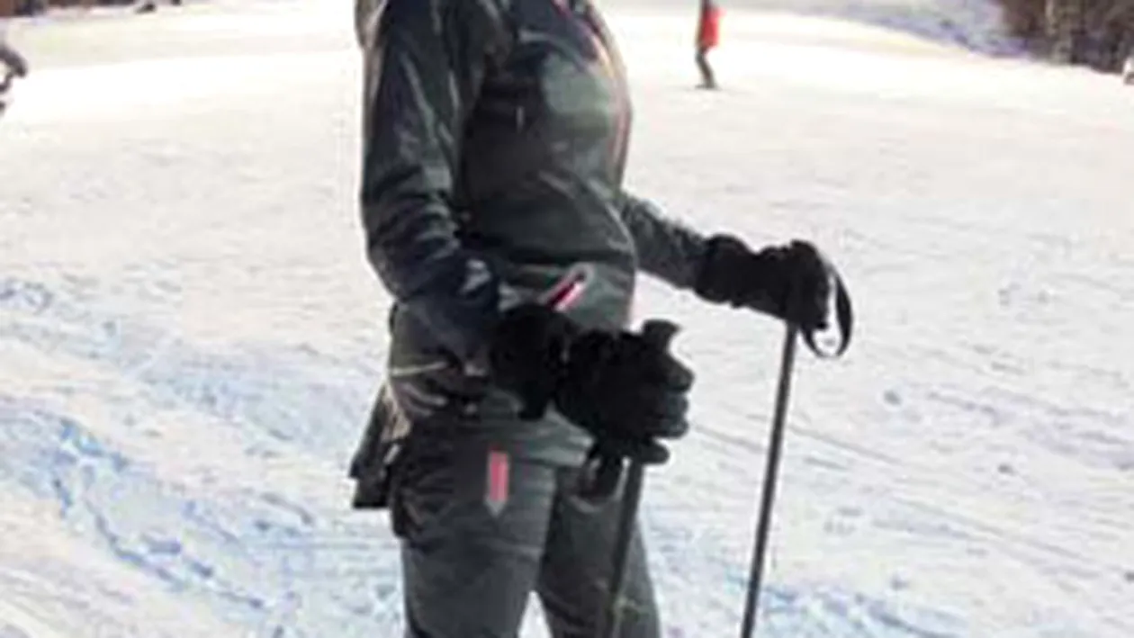 Diana Dumitrescu si-a petrecut Revelionul la munte