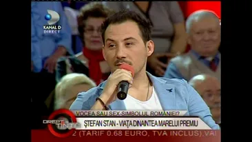 Stefan Stan: Nu sunt un macho. Imi doresc sa ma casatoresc, dar nu acum Vezi cum trebuie sa fie femeia ideala pentru el