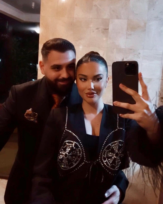 Betty Salam și soțul ei Cătălin Vișănescu (Sursă: Facebook)