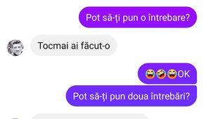 Bancul începutului de săptămână | "Pot să-ți pun o întrebare?"