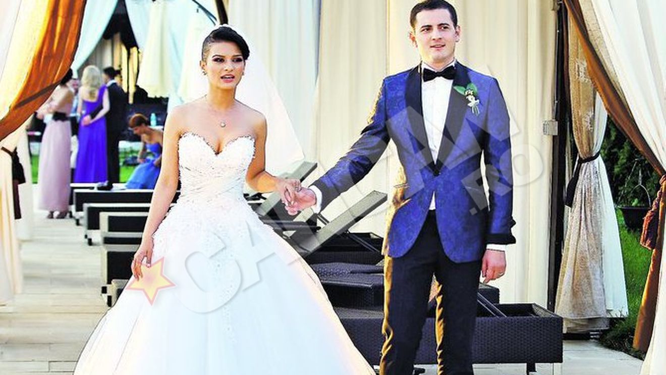 Fata lui Dumitru Bucsaru a facut marele pas S-a maritat printre nuferi albi si violeti