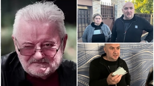Circ la poarta azilului unde este internat Irinel Columbeanu! Leo de la Strehaia a vrut să-i dea bani fostului afacerist: „Nu ne-au lăsat”