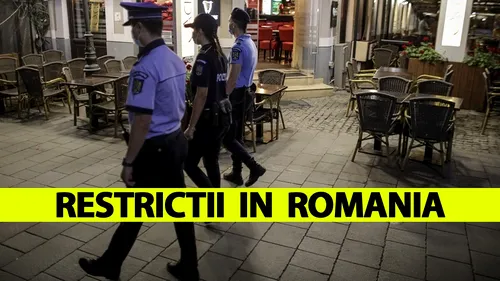 Se întâmplă în România! Restricții dure începând de astăzi: Barurile și restaurantele se închid. Nunțile, interzise. Se întâmplă în aceste localități
