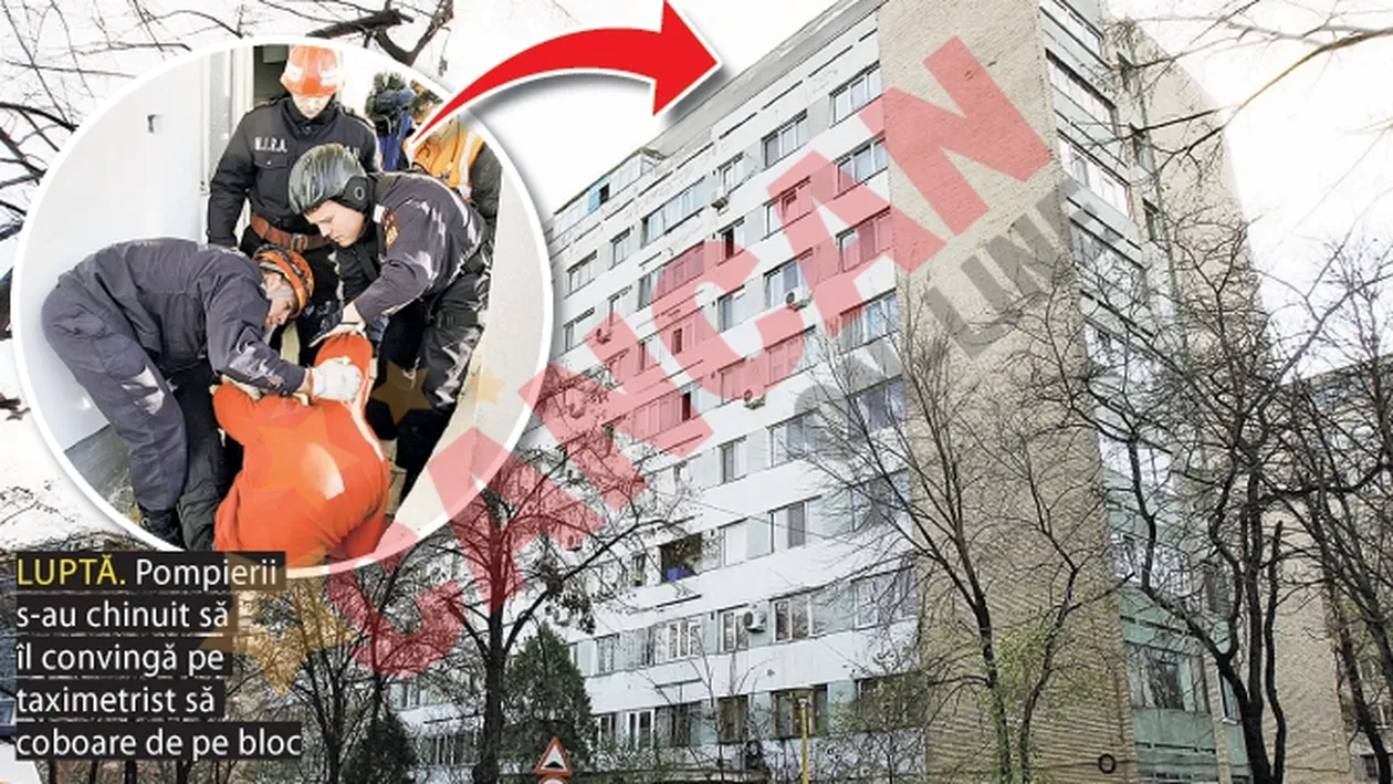 A vrut sa se arunce de pe blocul sinucigasilor